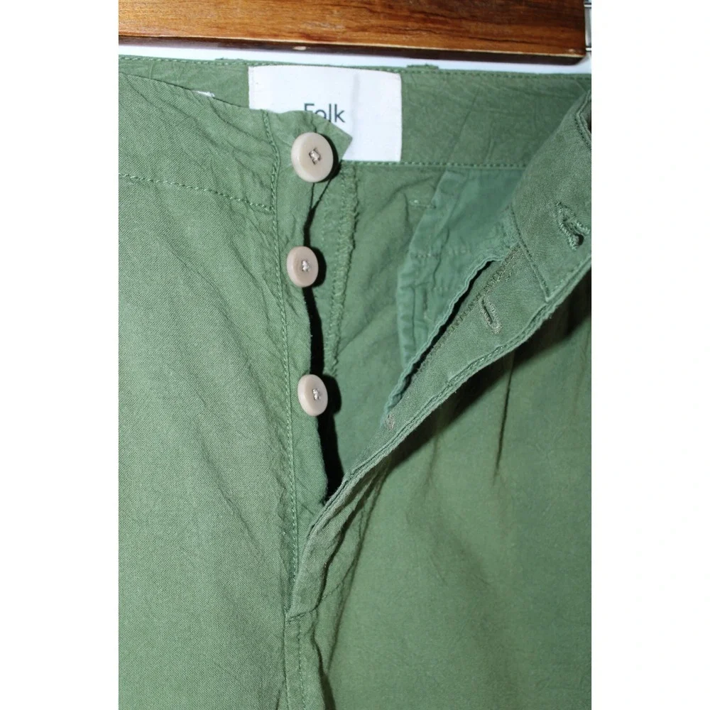 Folk x Damien Poulain Men's Size 2 Green Pants - Picture 5 of 12